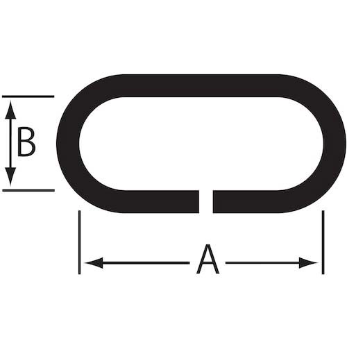 ニッサチェイン ユニクロ鉄リンクC 15m巻 R-IL26-UC