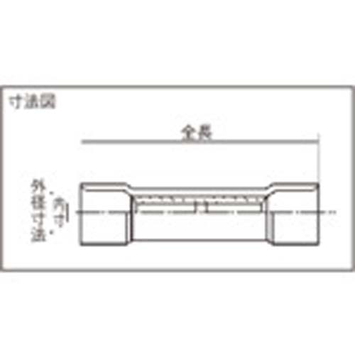 ニチフ 絶縁被覆付圧着スリーブ B形 (100個入) TMN B-2-BCL