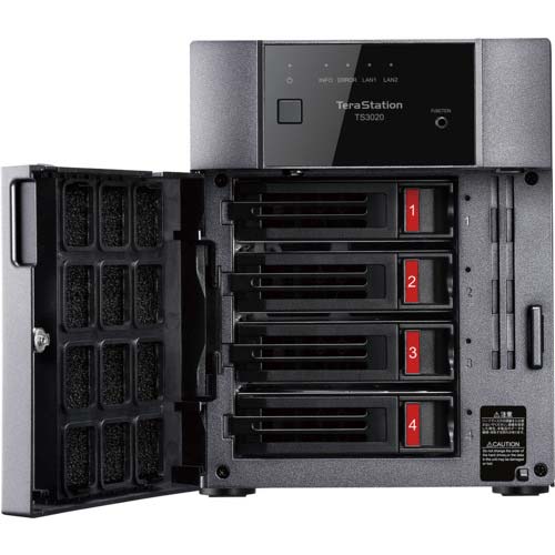 BUFFALO TeraStation TS3420DNシリーズ 4ベイデスクトップNAS 8TB TS3420DN0804