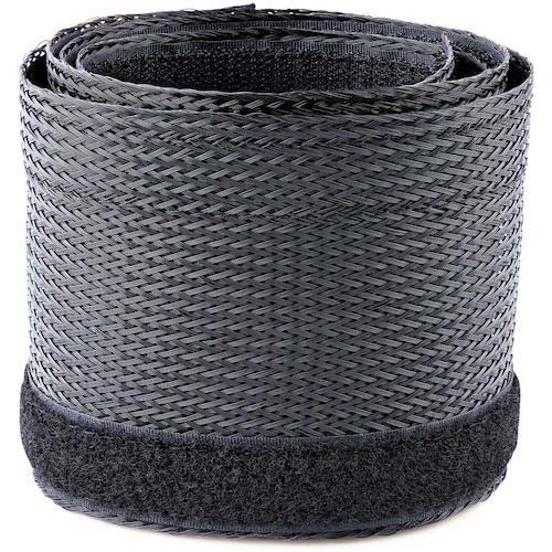 StarTech ケーブル収納カバー/3m/直径3cm/ポリエステル編組メッシュ素材/DIY切断可能/ケーブル配線保護チューブ WKSTNCMFLX