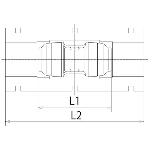 オンダ製作所 ダブルロックジョイントP WPJ3型 異径ソケット 16A(PEX)×13A WPJ3A-1613-S