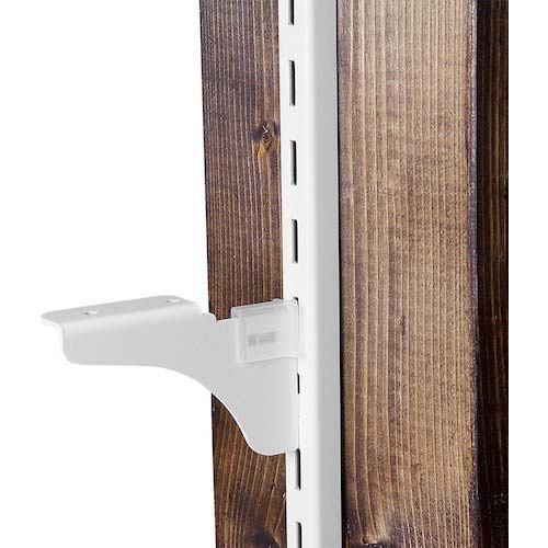 WAKI 1×4ピラシェル棚受 WPS017 1マイヨウミギ シロ