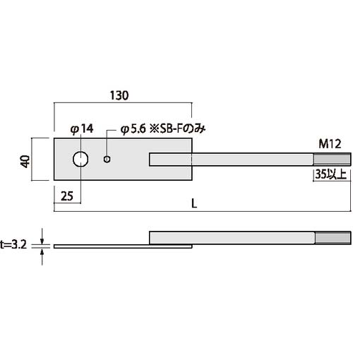 【廃番】DAIDОHANT Zマーク 羽子板ボルト SB-F M12×370 50入 00037939