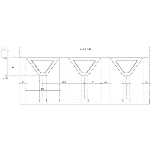 DAIDOHANT エプロン面戸 88型 ガルバ 00040351