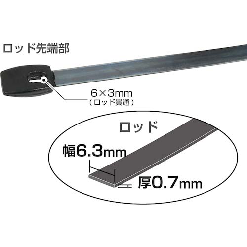 ジョブマスター スチールワイヤー ケース付 STW-675