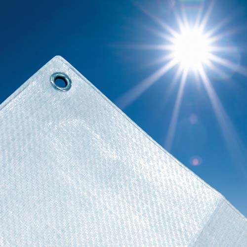 TRUSCO 遮熱UVシート 5年耐候 1.8×1.8m TRSS-1818-A