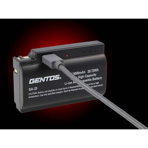 GENTOS Gシリーズヘッドライト専用充電池GA23 GA-23