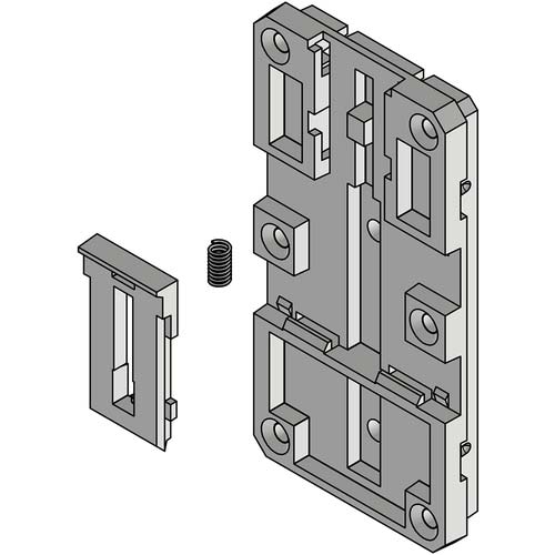 タカチ 低価格型 DINレール取付プレート DRP5-9W