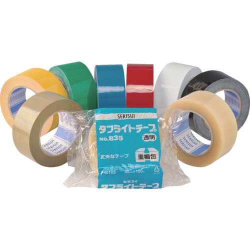 積水 【受注生産】タフライトテープ#835 60X100 茶 P40B04