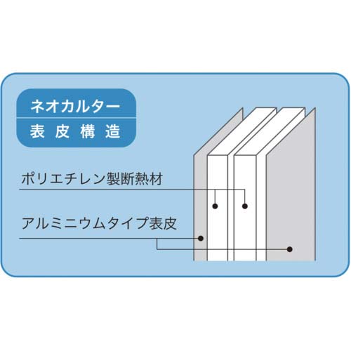 イノアック 保冷バッグ(低温輸送容器) ネオカルター1040mm×750mm×1450mm 1130L 1個 C-3-1