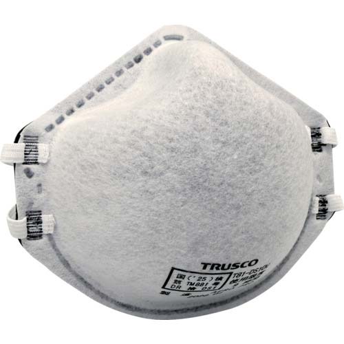 TRUSCO 使い捨て式防じんマスク DS1 活性炭層(10枚入) T81-DS1OV