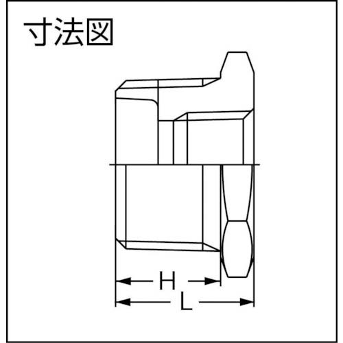 KITZ 径違いブッシング呼び径20×15A (3/4×1/2インチ) PB(1)3/4