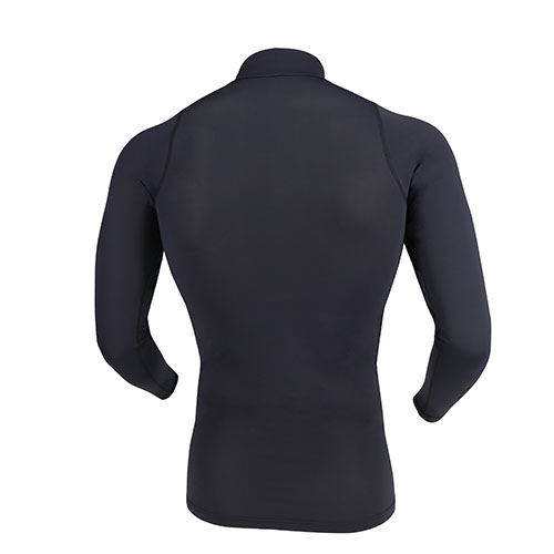 おたふく BTパワーストレッチ EVO ロングスリーブバックハイネックシャツ11. ブラック JW-725