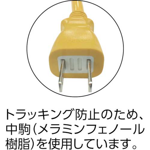 TRUSCO 3個口ソフトタイプ延長コード TKC15 3PS