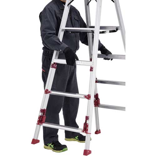 ピカ 上部操作式四脚アジャスト式専用脚立 SXJ型 SXJ