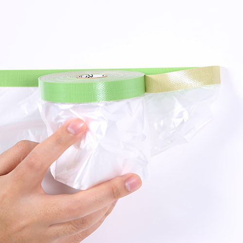 九州美包 布ガムテープ付ポリマスカー 2600×25 個別包装