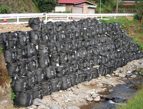 【廃番】萩原工業 ターピー耐候性大型土のう BLACK 1年 100KT