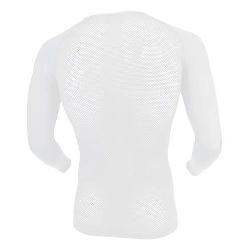 おたふく手袋 BT冷感3Dファーストレイヤー UVカットスリーブ クルーネックシャツ ホワイト L JW-715-WH-L