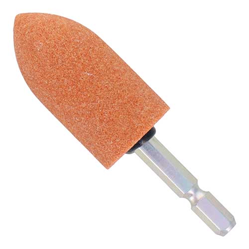 H&H WA6-39 六角軸軸付砥石 砲弾型 #60