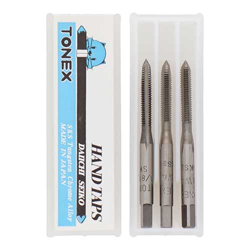 TONEX ハンドタップセット ねじ径 1/8×W40 HT1/8S