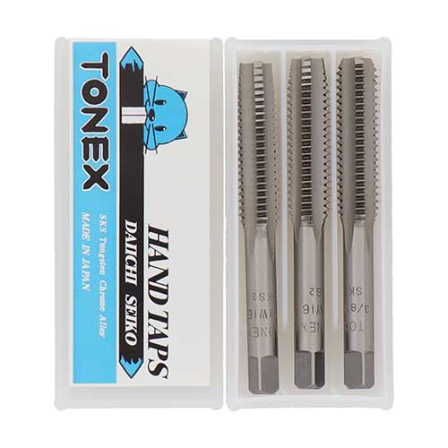 TONEX ハンドタップセット ねじ径 3/8×W16 HT3/8S