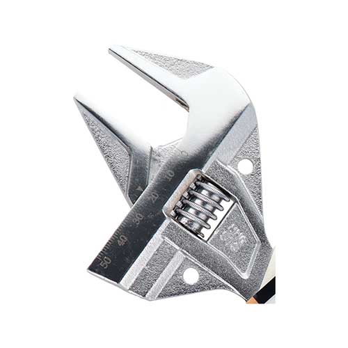 SUPERTOOL グリップ付超ワイドモンキーレンチ ショートタイプ SMWG50S