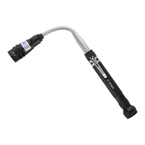 S-ROAD LED伸縮式ピックアップツール ブラック SRO-17B