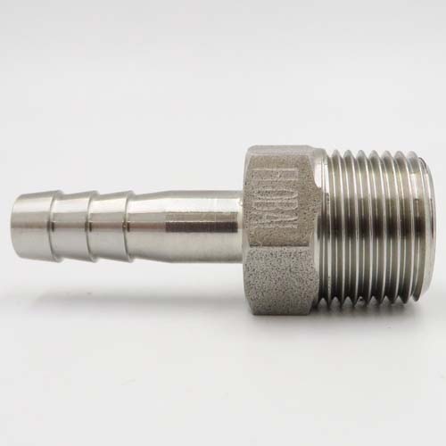 FLOBAL ステンレス製ホースニップル VHN-0412 1/2×12