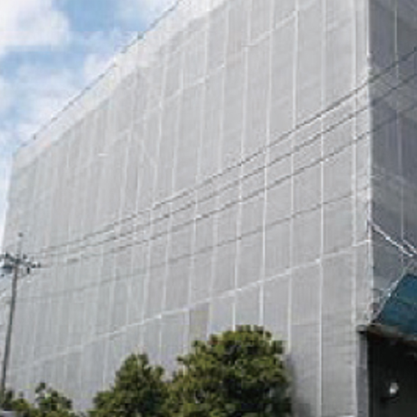 モリリン 国産防炎メッシュシートU類(MRM-302) ブラック 1.8×3.6m 37321836