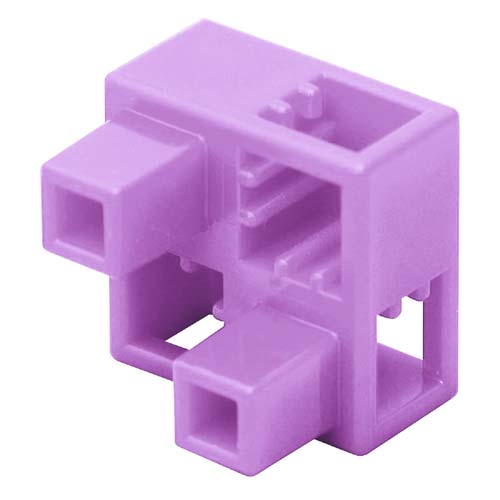アーテック Artecブロック ハーフB 8P 薄紫 77789