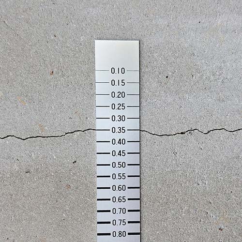 シンワ クラックスケール直尺15cmタイプ 58698