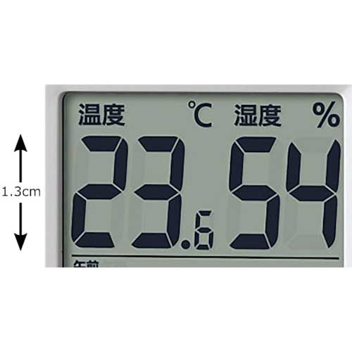 【廃番】シチズン 高精度 温湿度計 白 φ65*13 8RD208-A03