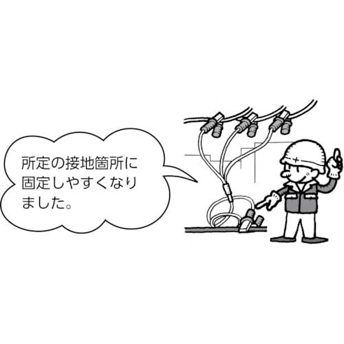 HASEGAWA アースフック H型 キュービクル万能用 H-SET