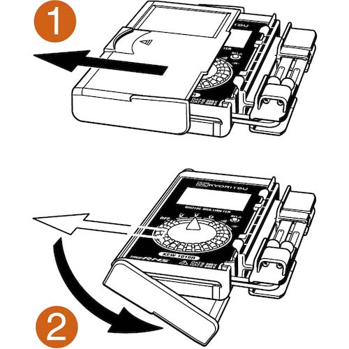 KYORITSU 1019R カード型デジタルマルチメータ(ハードケース) KEW1019R