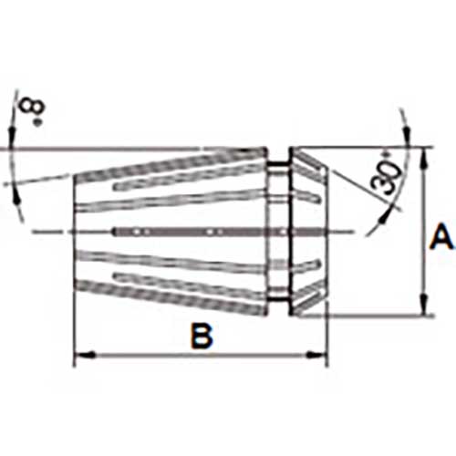 MRA ERコレットシステム ER11コレット 把握径:4.5〜5.0mm MRA-ERC11.0500