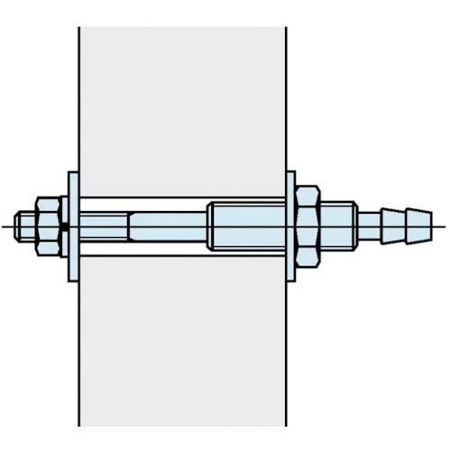 マノスター 壁用ピトー管(壁用静圧管) ビニル管用 PTW-VT6-100