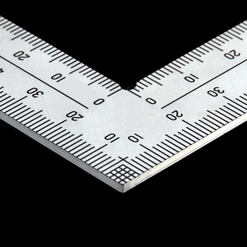 TRUSCO JISシルバー曲尺厚手広幅サイズ50cm TK-503CN