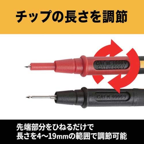 FLUKE ツイストガード・テストリード・セット TL175