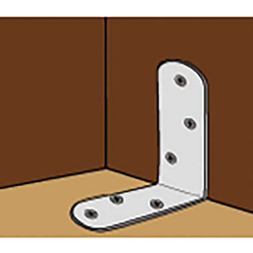 DAIDOHANT 補強金物 ステンレス 金折 (内皿) 75 00063486