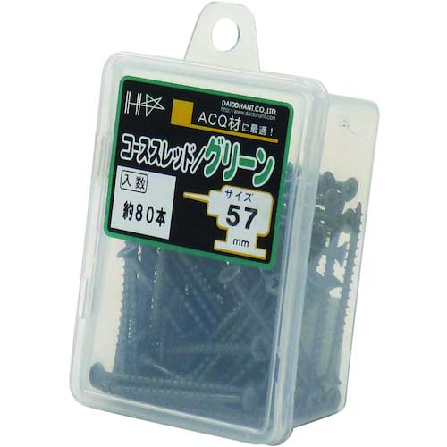 DAIDOHANT HC カラーコーススレッド 57 グリーン(約80本) 10176725
