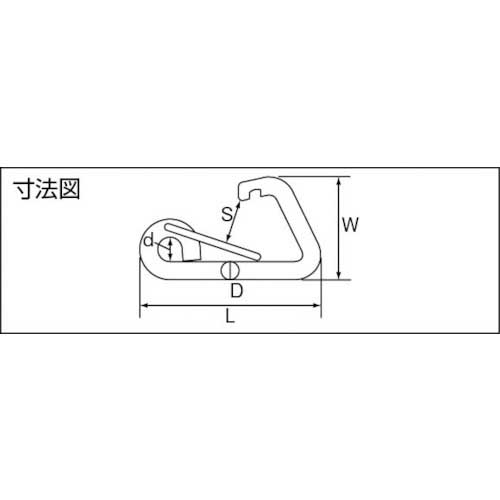 水本 ステンレス L型フック 使用荷重1.96kN B-132