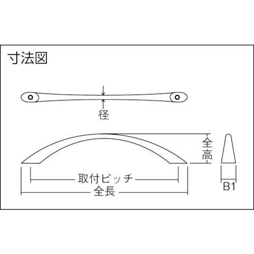 ニッサチェイン OKAPI CMハンドル128mmクローム CM-HAND128