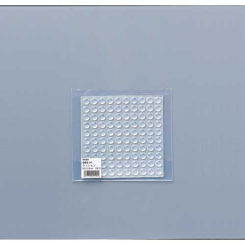 光 ウレタンクッション9.6mm丸×3.8mm透明 100個入 GRS-96