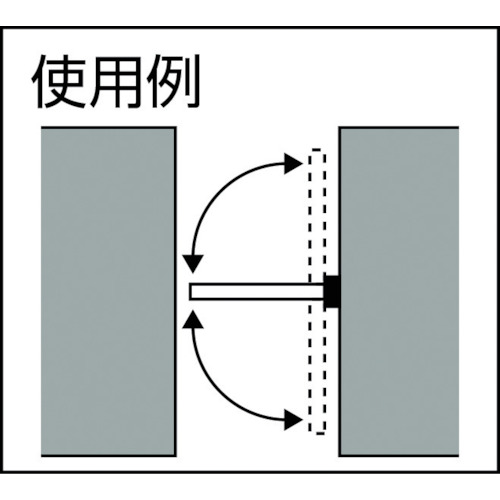 【廃番】TRUSCO スチール製自由蝶番 両開 全長153mm 耐荷重20kg以下 THN-100-153