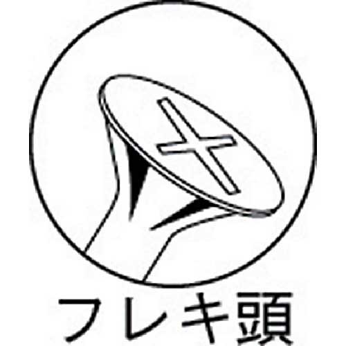 TRUSCO コーススレッドスクリュー フレキ頭 ユニクロ M3.8X45 95本入 全ネジ TKS-45FR