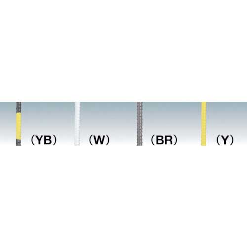 TRUSCO カラー異形ロープ止め丸型 ブラウン TRM-1390I