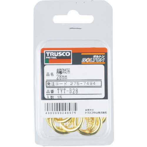 TRUSCO 洋灯吊金具25mm 20本入 TYT-B25