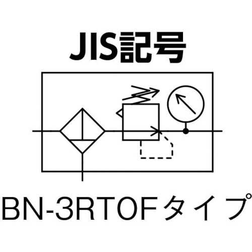 【廃番】日本精器 フィルタ付減圧弁10A BN-3RTOF-10
