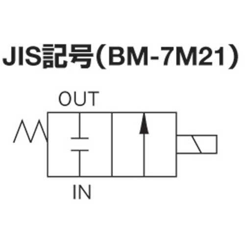 日本精器 2方向電磁弁8AAC100V7Mシリーズ BN-7M21-8-E100