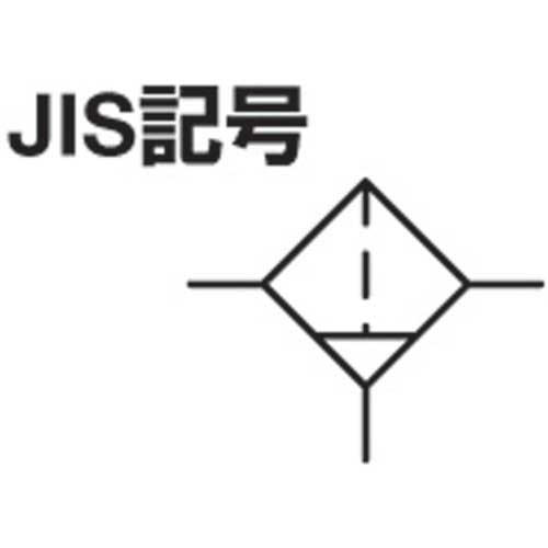 CKD エアフィルター エアフィルタ 標準白色シリーズ 接続口径Rc1/4 F1000-8-W